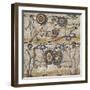 Mosaic Showing Gladiators-null-Framed Giclee Print