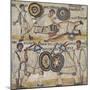 Mosaic Showing Gladiators-null-Mounted Giclee Print