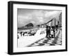 Mosaic Sidewalk, Rio De Janeiro, Brazil, 1941-null-Framed Photo