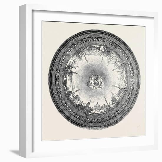 Mosaic Table Top-null-Framed Giclee Print