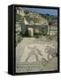 Mosaic, the House of Gladiators, Kourion, Cyprus, Europe-Jeremy Bright-Framed Stretched Canvas