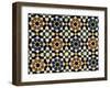 Mosaic Tilework, Zaouia Moulay Idriss, an Islamic Shrine, Fes El Bali, Fes, Morocco-Morandi Bruno-Framed Photographic Print