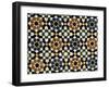 Mosaic Tilework, Zaouia Moulay Idriss, an Islamic Shrine, Fes El Bali, Fes, Morocco-Morandi Bruno-Framed Photographic Print