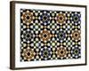 Mosaic Tilework, Zaouia Moulay Idriss, an Islamic Shrine, Fes El Bali, Fes, Morocco-Morandi Bruno-Framed Photographic Print