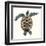 Mosaic Turtle II-Grace Popp-Framed Art Print