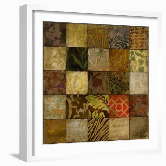 Mosaic V-Douglas-Framed Giclee Print