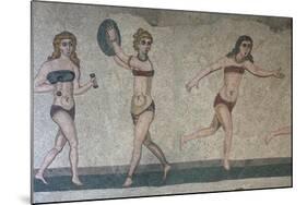 Mosaic, Villa Romana Del Casale, Piazza Armerina, UNESCO World Heritage Site, Sicily, Italy, Europe-Vincenzo Lombardo-Mounted Photographic Print