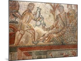 Mosaic, Villa Romana del Tellaro, Noto, Sicily, Italy, Europe-Vincenzo Lombardo-Mounted Photographic Print