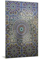 Mosaic Wall for Fountain, Fes, Morocco, Africa-Kymri Wilt-Mounted Photographic Print