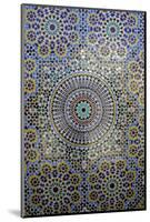 Mosaic Wall for Fountain, Fes, Morocco, Africa-Kymri Wilt-Mounted Photographic Print