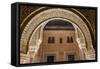 Mosaic Walls at the Alhambra Palace, Granada, Andalusia, Spain-Carlos Sanchez Pereyra-Framed Stretched Canvas