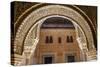 Mosaic Walls at the Alhambra Palace, Granada, Andalusia, Spain-Carlos Sanchez Pereyra-Stretched Canvas