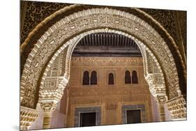 Mosaic Walls at the Alhambra Palace, Granada, Andalusia, Spain-Carlos Sanchez Pereyra-Mounted Premium Photographic Print