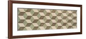 Mosaic with Cubic Prospective-null-Framed Giclee Print