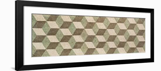 Mosaic with Cubic Prospective-null-Framed Giclee Print