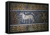 Mosaic with Funeral Writing and Band with Zoomorphic and Vegetal Motifs-null-Framed Stretched Canvas