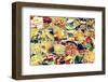 Mosaic with Pictures of Different Meals and Dishes, Shooted by Myself, Simulating a Wall of Snapsho-nito-Framed Photographic Print