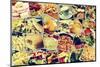 Mosaic with Pictures of Different Meals and Dishes, Shooted by Myself, Simulating a Wall of Snapsho-nito-Mounted Photographic Print