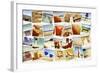 Mosaic with Pictures of Different Summer Scenes, Shot by Myself-nito-Framed Photographic Print