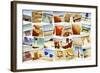 Mosaic with Pictures of Different Summer Scenes, Shot by Myself-nito-Framed Photographic Print