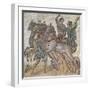 Mosaic Work Depicting a Chariot Race-null-Framed Giclee Print