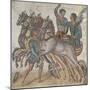 Mosaic Work Depicting a Chariot Race-null-Mounted Giclee Print