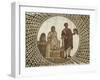 Mosaic Work Depicting a Theatre Scene-null-Framed Giclee Print