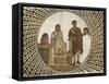 Mosaic Work Depicting a Theatre Scene-null-Framed Stretched Canvas