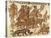 Mosaic Work Depicting the Triumph of Bacchus-null-Stretched Canvas