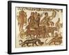 Mosaic Work Depicting the Triumph of Bacchus-null-Framed Giclee Print