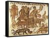 Mosaic Work Depicting the Triumph of Bacchus-null-Framed Stretched Canvas