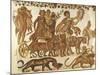 Mosaic Work Depicting the Triumph of Bacchus-null-Mounted Giclee Print