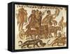 Mosaic Work Depicting the Triumph of Bacchus-null-Framed Stretched Canvas