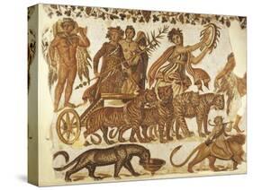 Mosaic Work Depicting the Triumph of Bacchus-null-Stretched Canvas