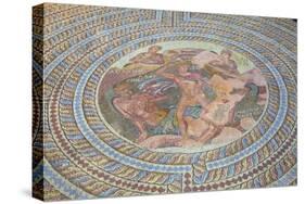 Mosaics at Kato Paphos Archaeological Park, UNESCO World Heritage Site, Paphos, Cyprus-Neil Farrin-Stretched Canvas