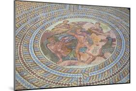 Mosaics at Kato Paphos Archaeological Park, UNESCO World Heritage Site, Paphos, Cyprus-Neil Farrin-Mounted Photographic Print