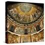 Mosaics by Pietro Cavallini, c. 1291, in Santa Maria in Trastevere Church, Rome, Italy-Pietro Cavallini-Stretched Canvas