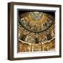 Mosaics by Pietro Cavallini, c. 1291, in Santa Maria in Trastevere Church, Rome, Italy-Pietro Cavallini-Framed Art Print