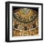 Mosaics by Pietro Cavallini, c. 1291, in Santa Maria in Trastevere Church, Rome, Italy-Pietro Cavallini-Framed Art Print