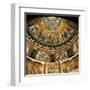 Mosaics by Pietro Cavallini, c. 1291, in Santa Maria in Trastevere Church, Rome, Italy-Pietro Cavallini-Framed Art Print