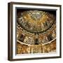 Mosaics by Pietro Cavallini, c. 1291, in Santa Maria in Trastevere Church, Rome, Italy-Pietro Cavallini-Framed Art Print