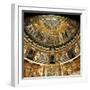 Mosaics by Pietro Cavallini, c. 1291, in Santa Maria in Trastevere Church, Rome, Italy-Pietro Cavallini-Framed Art Print