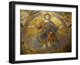 Mosaics Depicting the Final Judgement, Baptistery, Duomo Florence, Tuscany, Italy, Europe-Godong-Framed Photographic Print