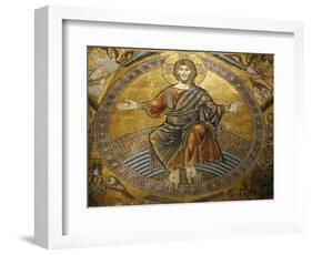 Mosaics Depicting the Final Judgement, Baptistery, Duomo Florence, Tuscany, Italy, Europe-Godong-Framed Photographic Print