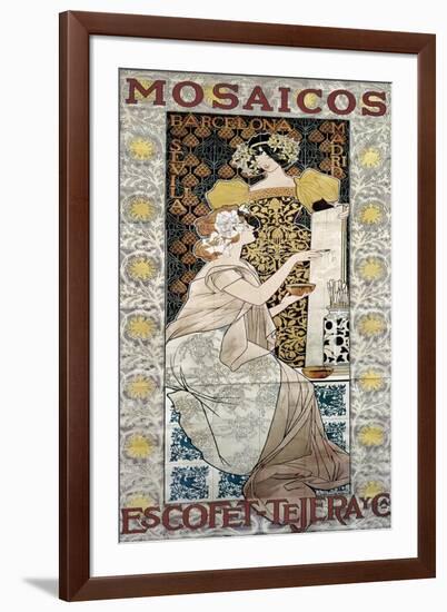 Mosaics Escofet, Tejera and Co., 1902-Alejandro De Riquer-Framed Giclee Print