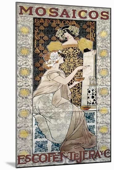 Mosaics Escofet, Tejera and Co., 1902-Alejandro De Riquer-Mounted Giclee Print