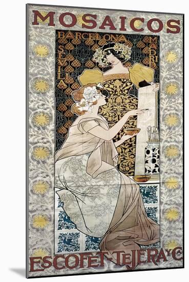 Mosaics Escofet, Tejera and Co., 1902-Alejandro De Riquer-Mounted Giclee Print