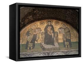 Mosaics in the Hagia Sophia, Originally a Church, Then a Mosque, Istanbul, Turkey-R H Productions-Framed Stretched Canvas
