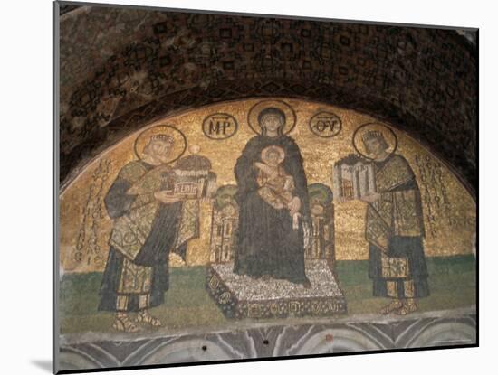Mosaics in the Hagia Sophia, Originally a Church, Then a Mosque, Istanbul, Turkey-R H Productions-Mounted Photographic Print