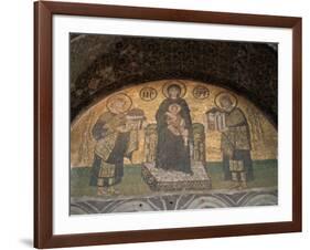 Mosaics in the Hagia Sophia, Originally a Church, Then a Mosque, Istanbul, Turkey-R H Productions-Framed Photographic Print